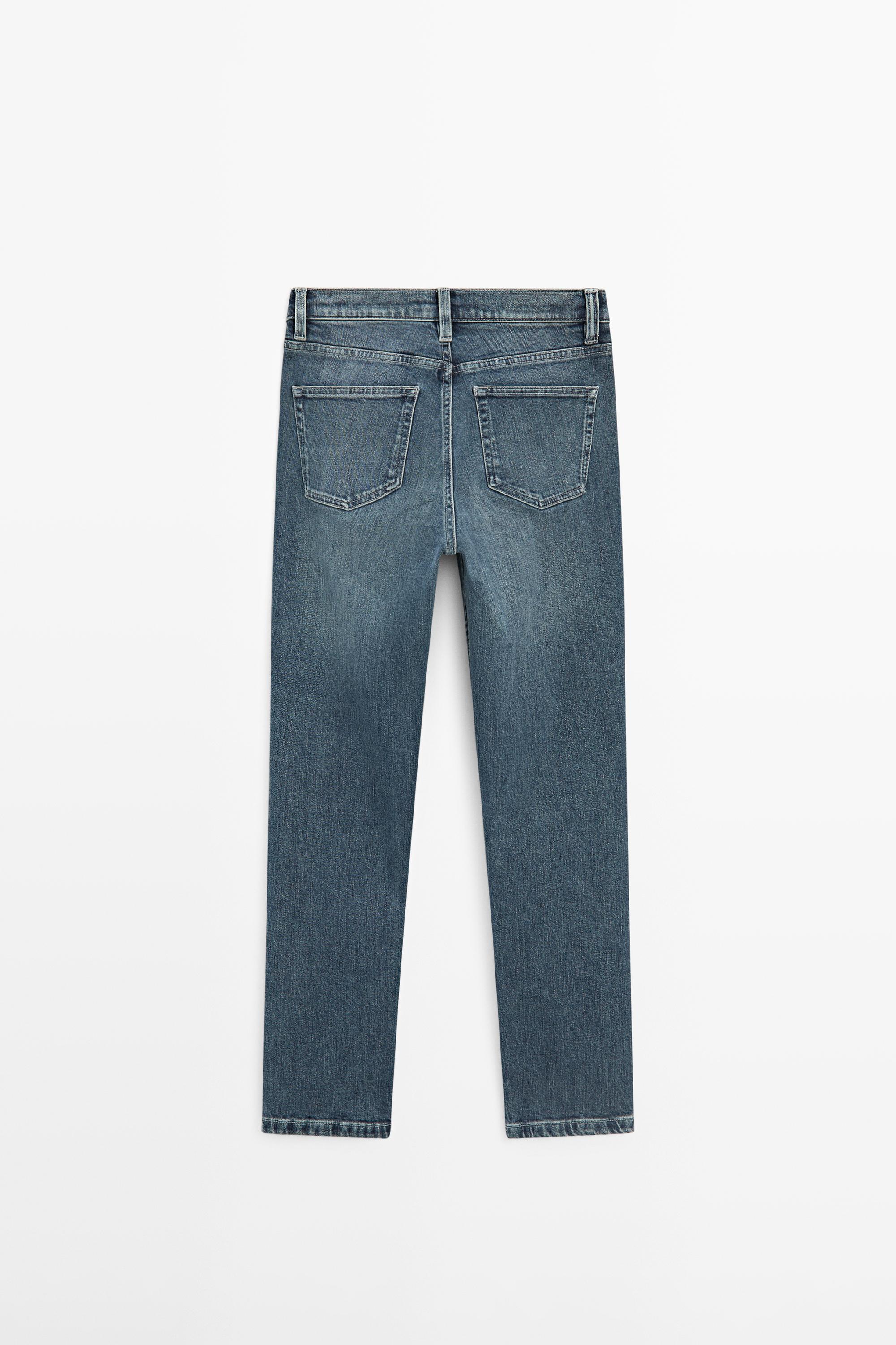 Jean slim cropped taille moyenne
